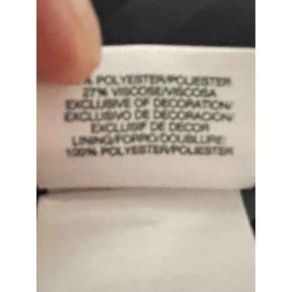 Black Label By Evan-Picone Women's Sleeveless Sheath Dress Size 8 - Picture 8 of 15